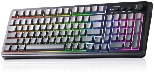 AULA Keyboard Gaming Wireless Creamy Computer Keyboards with Number Pad by AULA