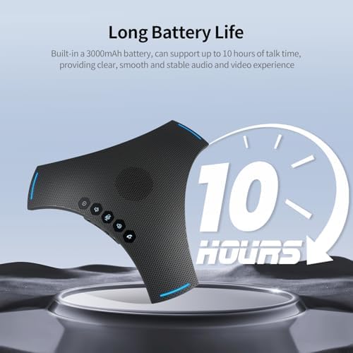 TOALLIN Conference Speaker and Mic, Wireless Speakerphone with Daisy Chain - Image 5