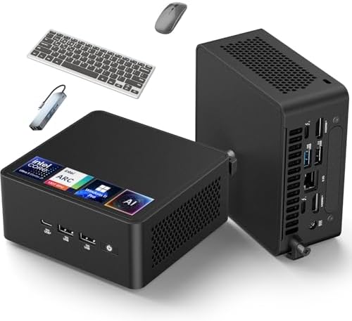 ASUS NUC 15 Pro AI Mini PC, Intel Series 2 Ultra 5 225H (14C/14T, Up to 4.9GHz), 64GB DDR5 RAM, 1TB PCIe SSD, Win 11 Pro, Intel Arc 130T GPU, Thunderbolt 4, WiFi 7, Wireless KB & MSE, Docking Station by Unknown