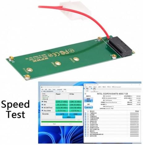 CY Adapter Ruler 1U GEN-Z EDSFF Short SSD 1C 4X E1.S to NVMe NGFF M-Key 4X Host Carrier Adapter with Power - Image 5