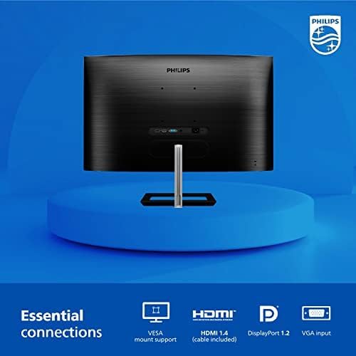 Philips 322E1C 32" Super-Curved Frameless Monitor, Full HD VA, 104% sRGB, Adaptive-Sync 75Hz, VESA, 4Yr Advance Replacement Warranty, Black/Silver - Image 5