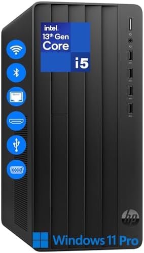 HP Elite 600 G9 SFF Business Desktop Computer, Latest 16-core Intel Core i7-13700 Processor, 32GB DDR5, 1TB PCIe SSD, Support Triple 4K Display, USB-C, HDMI, RJ-45, Wi-Fi, Wired KB&Mouse, Win11 Pro by Unknown