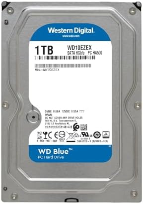 Western Digital 1TB WD Blue PC Internal Hard Drive HDD - 7200 RPM, SATA 6 Gb/s, 64 MB Cache, 3.5" - WD10EZEX - Image 2