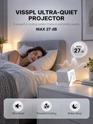 4100ANSI 4K Smart Projector with WiFi and Bluetooth, Auto Focus - Image 5
