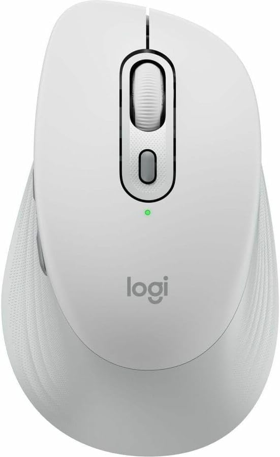 Logitech Signature Comfort M840 L Wireless Mouse Bluetooth - Off White - Image 4