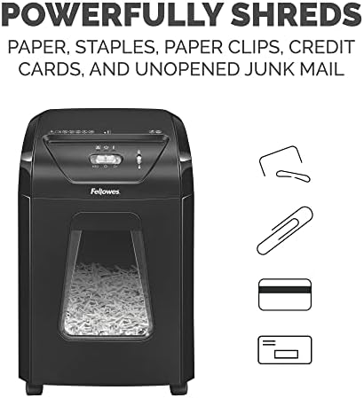 Fellowes 14C10 14-Sheet Cross-Cut Home Office Paper Shredder - Image 5