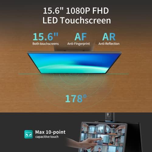 KanDao Meeting Ultra 5-in-One Conference Room Camera System, Ultimate 4k HDR 360° AI Smart Zooming Web-Conferencing Solution, 15.6" Touchscreen, Build-in System, Meeting Room Conference Center - Image 5