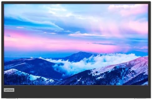 Lenovo L15 Portable Monitor, 15.6” Display, Full HD Resolution, IPS Panel, 250 nits Brightness, 60Hz Refresh Rate, USB-C Ports, Height-Adjustable Stand, Flicker-Free Technology, Grey - Image 2