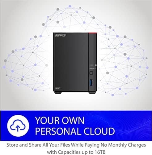 BUFFALO LinkStation SoHo 720 2-Bay Professional Office NAS 8TB (2x4TB) with Hard Drives Included - Image 4