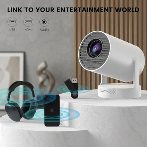 Mini Projector with WiFi and Bluetooth, Support 4K 1080P - Image 5