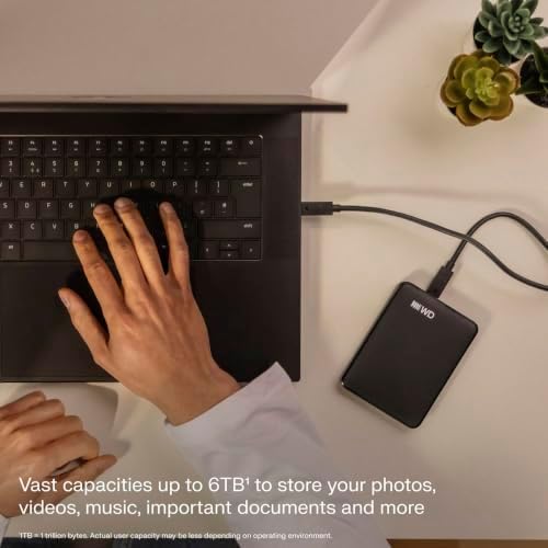 2TB WD Elements Portable Hard Drive for Windows, Mac and Compatible Devices - WDBDTV0020BBK-WESN - Image 6