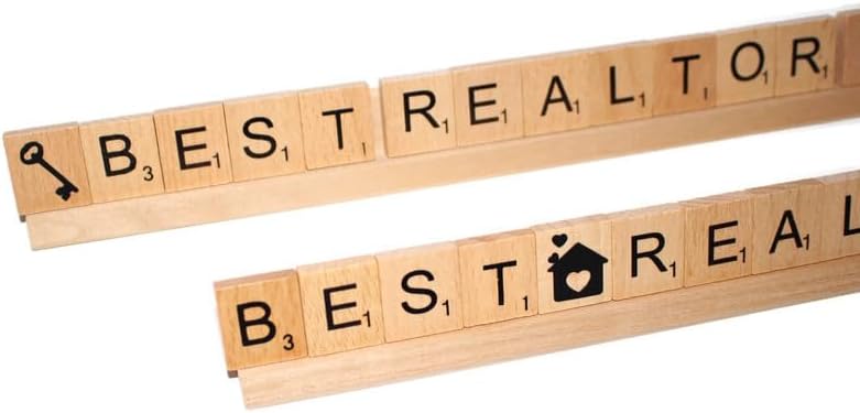 Handmade Personalize Custom Realtor Gift, Best Ever Appreciation New Home Realtor Agent Desk Plate Happy Closing Day Tour Guide House Key Moving Retirement Christmas Thank You - Image 3
