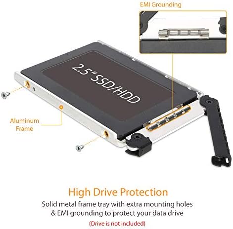 ICY DOCK 2.5" SSD / HDD Hot-Swap SATA Mobile Rack for 9.5mm Ultra Slim CD/DVD-ROM Optical Bay | ToughArmor MB411SPO-2B - Image 5