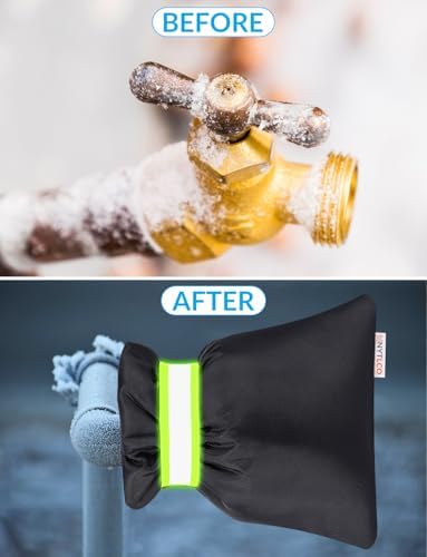 Outdoor Faucet Covers for Winter - 2Pack Hose Bib Covers Freeze Protection - Image 4