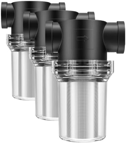 Twinkle Star Garden Hose Filter, Inline Water Hose Filter Attachment (Pack of 3) by TwinkleStar