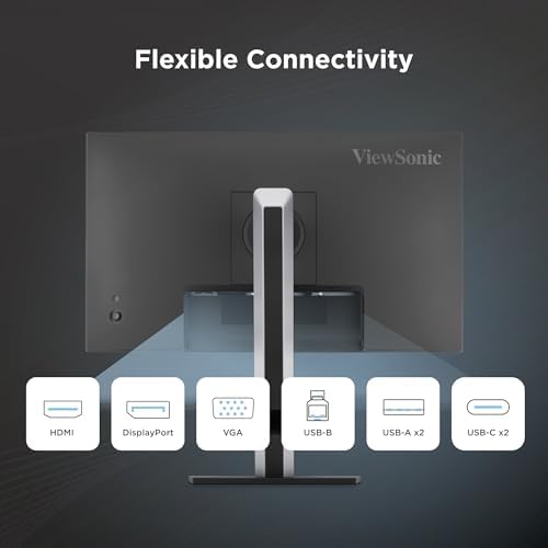 ViewSonic VG2751 27 Inch 1080p Computer Monitor, IPS 100Hz, USB C - Image 5