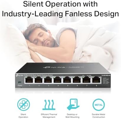 TP-Link TL-SG108S-M2, 8-Port Multi-Gigabit 2.5G Unmanaged Ethernet Switch - Image 6