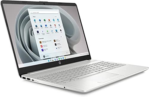 HP [Windows 11 Home 15 Laptop, 15.6'' HD Display, AMD Ryzen 3 3250U, 8GB SDRAM, 128GB SSD + 1TB HDD, Wi-Fi, Bluetooth, Type-C, HDMI, Media Card Reader, Natural Silver - Image 2
