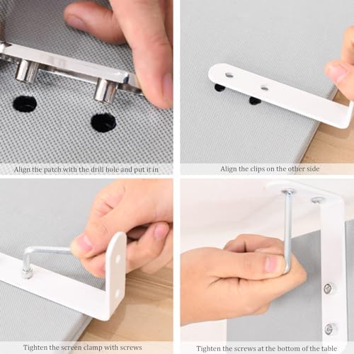 Acoustic Soundproof Panel for Under Desk Black Noise Reduct Solut for Office Cubicles Recept & Student Study EcoFriendly PET Material (39.37x15.75 Inches) - Image 5