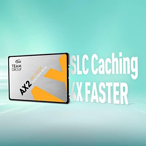 TEAMGROUP AX2 1TB 3D NAND TLC 2.5 Inch SATA III Internal Solid State Drive SSD (Read Speed up to 540 MB/s) Compatible with Laptop & PC Desktop T253A3001T0C101 - Image 4