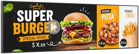 48.5" Digital Signage Display 1000-Nit Stretched Bar Monitor by Canlarriz
