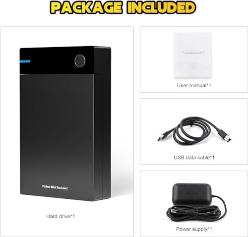 Kinhank External HDD Hard Drive with 96000+ Retro Games,Compatible with 400+ Emulators,12TB Retro Gaming Hard Drive,Portable Game Hard Drive Disk for Win 7/8/10/11 - Image 6