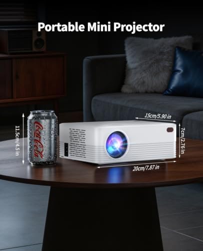 Portable Mini Projector,Full HD 1080P 4K Support Video Projector - Image 7