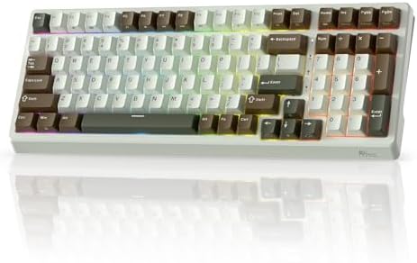 RK ROYAL KLUDGE F99 Wireless Mechanical Keyboard, Gasket Structure by RKROYALKLUDGE
