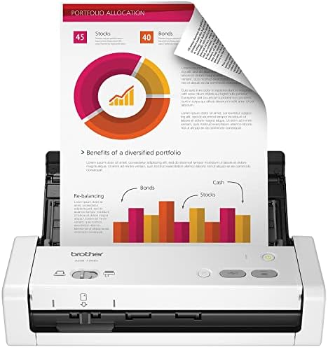 Brother Easy-to-Use Compact Desktop Scanner, ADS-1200, Fast Scan Speeds, Ideal for Home, Home Office or On-The-Go Professionals by Unknown