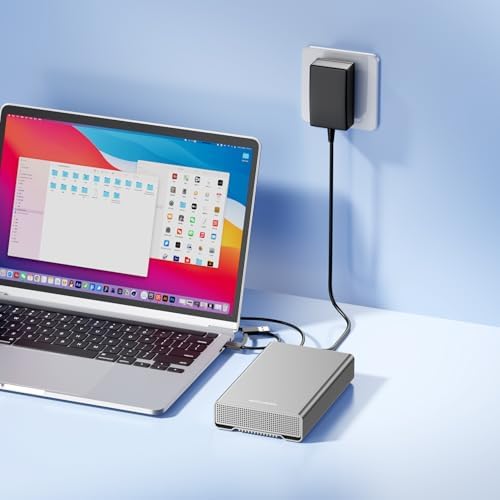 Avolusion PRO-G2 10TB USB 3.2 Gen 2 (10Gbps) External Hard Drive for Windows/MacOS (Silver) - Image 4