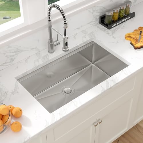 Sarlai 36 Undermount Kitchen Sink Workstation 36x19 Inch Undermount Sinks - Image 3