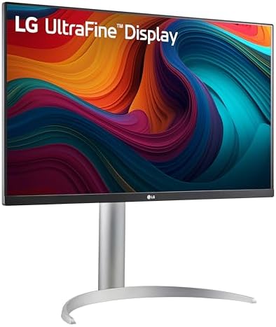 LG 27UP650K-W 27-inch Ultrafine 4K UHD (3840 x 2160) IPS Computer Monitor, 60Hz, 5ms, DisplayHDR 400, Reader Mode, Flicker Safe, HDMI, DisplayPort, Tilt/Height/Pivot Adjustable Stand, White - Image 5