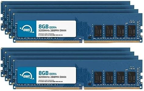OWC 64GB (8x8GB) DDR4 3200MHz Non-ECC DIMM 288-pin Memory RAM by OWC