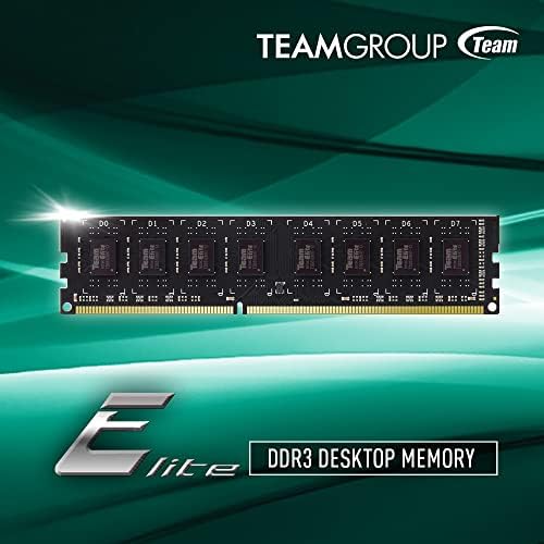 TEAMGROUP Elite DDR3 8GB Single 1600MHz (PC3-12800) CL11 Unbuffered Non-ECC 1.5V UDIMM 240 Pin PC Computer Desktop Memory Module Ram Upgrade - TED38G1600C11-S01 - (1x8GB) Single - Image 4