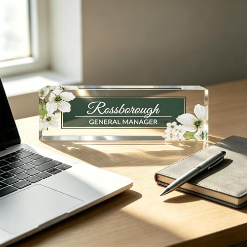 Custom Name Plate for Desk, Desk Name Plate Personalized, Acrylic Desktop Ornament, Stylish Office Decor, Appreciation Present for Boss, Social Worker, Teacher, Nurse, Employee - Image 4