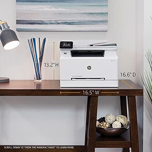HP LaserJet Pro M281fdw All-in-One Wireless Color Laser Printer, Works with Alexa (T6B82A) - Image 4