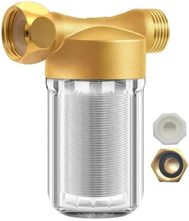FA21 Brass Water Filter for Shower, Washing Machine 1/2+3/4 by Unknown