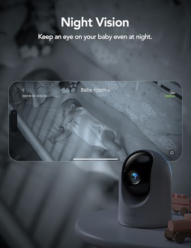 GNCC 2K Cameras for Home Security-Indoor Pan/Tilt Cameras for Baby Monitor - Image 4