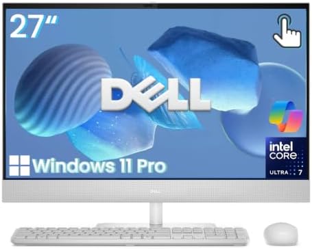 Dell 27 Touchscreen All-in-One Desktop Computer 2026 PC, Ultra 7 32GB + 1TB by Dell