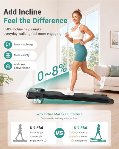 Walking Pad with Vibration Plates - Walking Pad Under Desk with Incline - Image 6