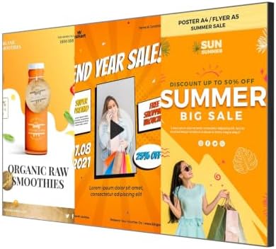 75" Digital Signage Display 4K UHD 500-Nit Commercial Display by Canlarriz