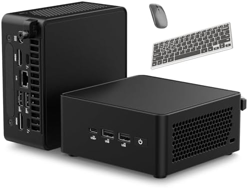 ASUS NUC 14 Pro Mini PC Win 11 Pro, Intel Ultra 7 155H (16C/22T), 16GB DDR5 RAM, 512GB PCIe SSD, Small Desktop Computer with Intel Arc GPU/AI GC/AI Boost/AI Ready/Thunderbolt 4/WiFi 6E/VESA Mount by Unknown