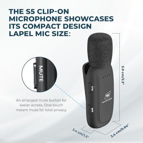 WinBridge Wireless Voice Amplifier with Clip-On Lapel Mic for Teachers - Image 4