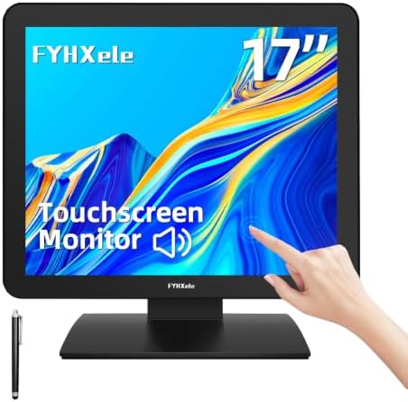 FYHXele 17 Inch Touch Screen Monitor for POS Restaurant Retail Kiosk by FYHXele-ViewMoreCareLess
