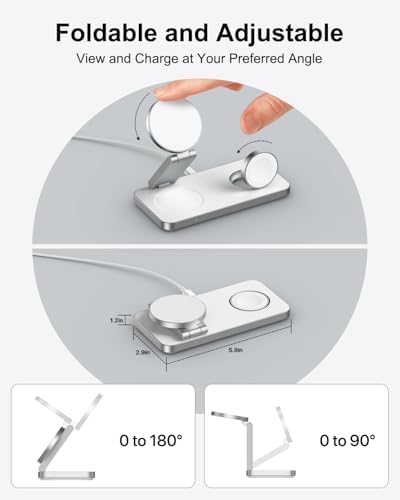 3 in 1 Wireless Charger for Samsung Galaxy, 15W Magnetic Super Fast Charging Station for MagSafe Samsung Galaxy S26 Ultra S25 S24 Z Fold Flip 8 Watch 8 7 Buds 4 3 Pro, Not for Watch 9/Ultra 2 - Image 5