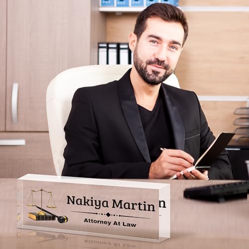 Ship Next Day Custom Name Plate for Desk, Desk Name Plate Personalized - Image 5