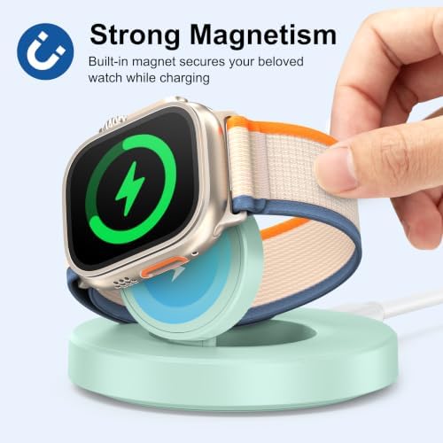 Upgraded for Apple Watch Charger, Foldable Travel Fast Charging Dock - Image 3