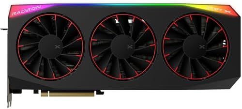XFX Mercury AMD Radeon RX 9070XT OC Magnetic Air Edition with RGB 16GB GDDR6 HDMI 3xDP, RDNA 4 RX-97TMARGBA, Graphics Card, Desktop PC - Image 2