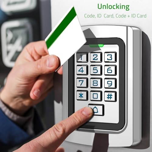 WiFi Access Control Keypad, 12V DC Stand-Alone Wireless Tuya Door Keypad - Image 4