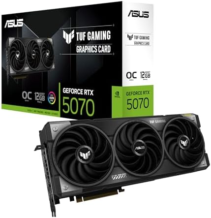 ASUS TUF Gaming GeForce RTX 5070 12GB GDDR7 OC EditionGaming Graphics Card by Unknown
